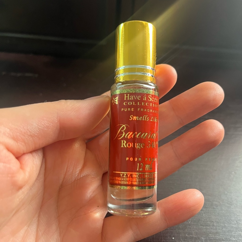 Baccarat rouge 540 oil